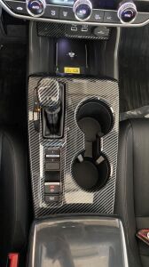 Honda Cıvıc FE1 2022 Için Uyumlu Vıtes Topuzu Kaplama- Karbon