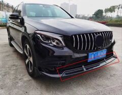 Mercedes Glc Uyumlu Ön Lip - Piano Black (Parlak Siyah)