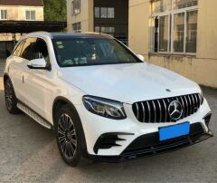 Mercedes Glc Uyumlu Ön Lip - Piano Black (Parlak Siyah)