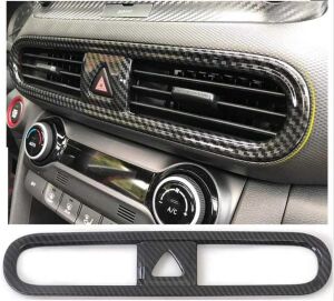 Hyundaı Kona Için Uyumlu Orta Menfez Kaplama - Karbon