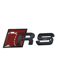 RS Metal Bagaj Logosu Kırmızı-Siyah