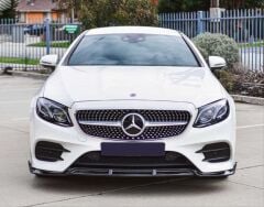 Mercedes W213(2016-2019) E Serisi Uyumlu Ön Lip - Piano Black (Parlak Siyah)