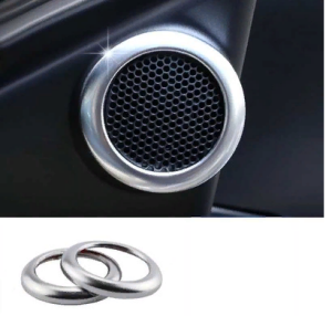 Toyota Corolla 2014-2018 Uyumlu Yedek Parça Tweeter Halka Kaplama Silver