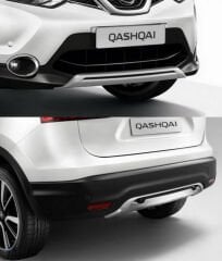 Nissan Qashqai J11 2014 ve Sonrası Ön Arka Plate Difüzör