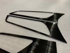 Hyundaı Tucson Için  Uyumlu 2015-2018 Iç Kapı Kolu Kaplama - Tıtanyum Sıyah