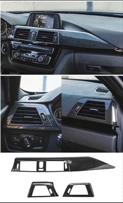 Bmw 3 Serisi F30 Göğüslük Ve Menfez Kaplama Seti - Karbon