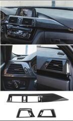 Bmw 3 Serisi F30 Göğüslük Ve Menfez Kaplama Seti - Karbon