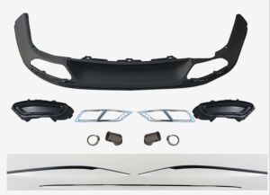 Passat B8 İçin Uyumlu Yedek Parça B8.5 Difüzör Seti (Krom Trimler Dahil)