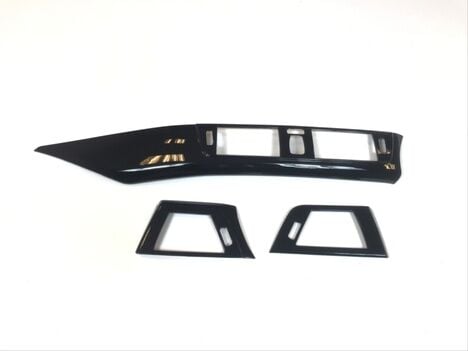 Bmw 3 Serisi F30 Göğüslük Ve Menfez Kaplama Seti - Piano Black