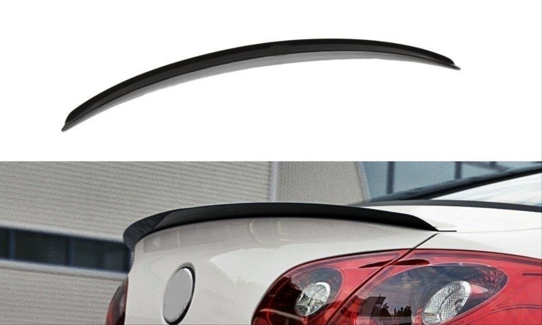 Volkswagen Passat Uyumlu Yedek Parça CC Spoiler - Piano Black