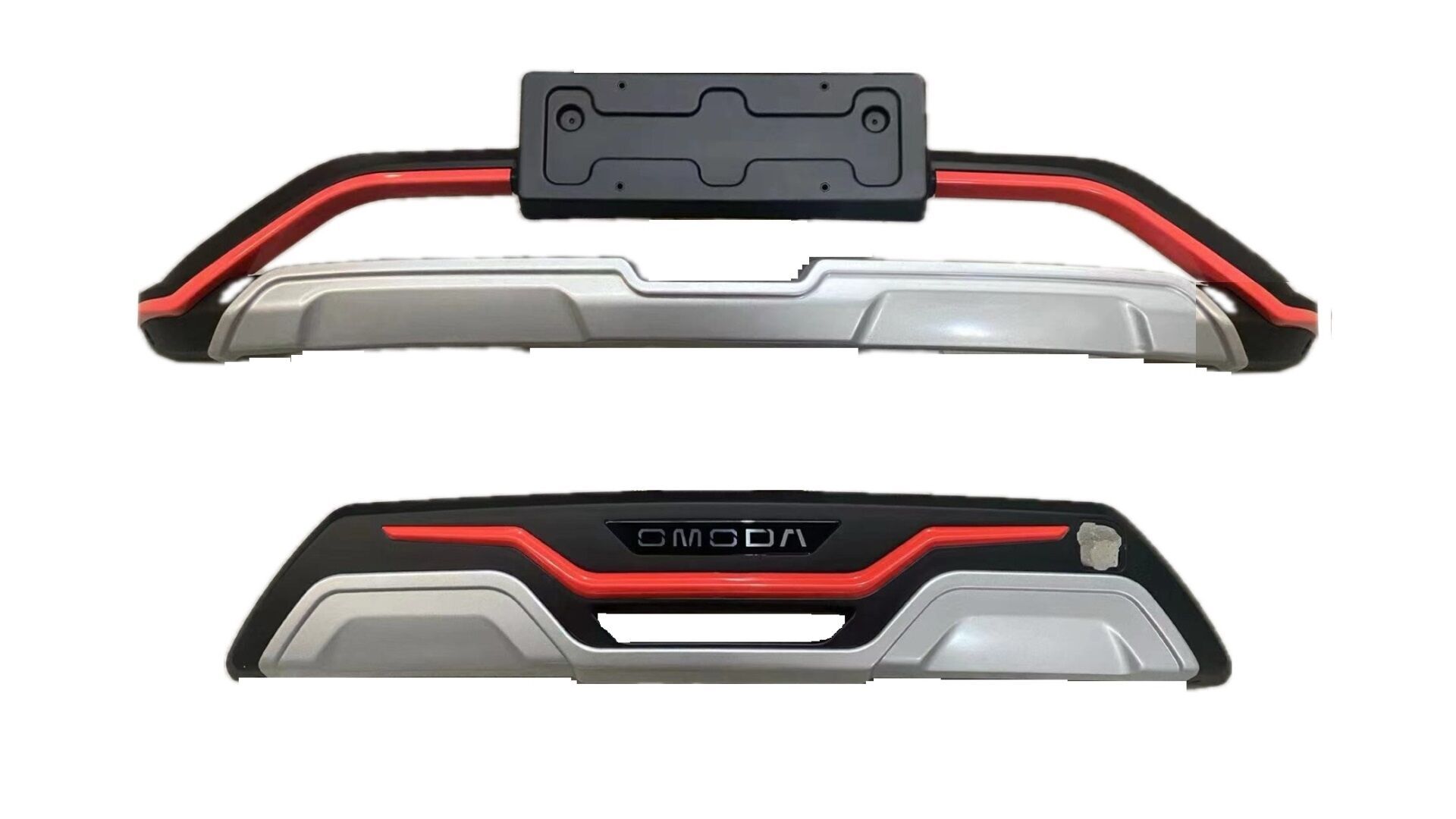 Omoda 5 Uyumlu Yedek Parça Ön Arka Koruma (Kırmızı Çizgili)