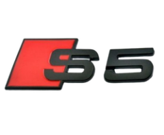 S5 Metal Bagaj Logosu Kırmızı-Siyah