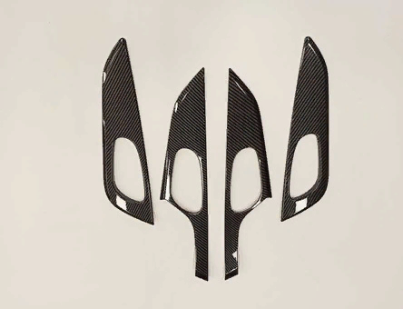 Nissan Qashqai 2014-2020 Uyumlu Yedek Parça Kapı İç Kaplama - Karbon