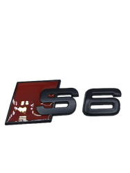 S6 Metal Bagaj Logosu Kırmızı-Siyah