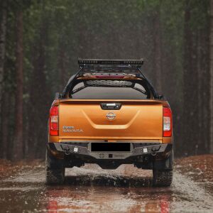 Nissan Navara 2016 Sonrası Arka Demir Koruma - Rear Bumper Black S20