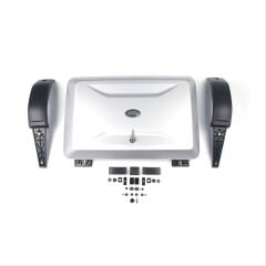 Land Rover Defender 2020+ İçin Yan Gövde Çantası (90'lık ve 110'luk Modellere Uygumlu) Silver