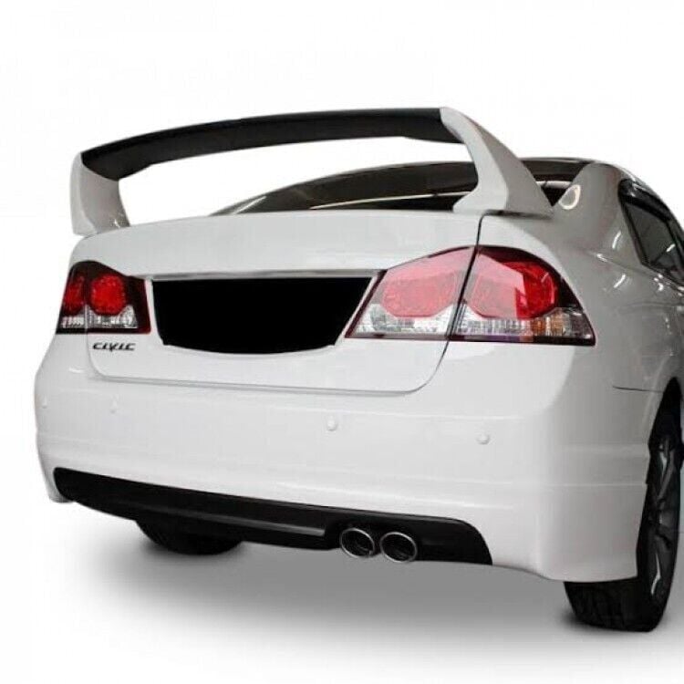 Honda Civic Fd6 Uyumlu Yedek Parça 2006 - 2012 Mugen Arka Ek Plastik Boyasız