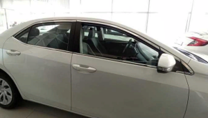 Toyota Corolla 2013-2016 Uyumlu Yedek Parça Cam Çıtası Nikelaj