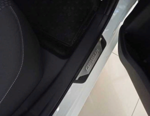 Toyota Corolla 2013-2016 Uyumlu Yedek Parça Kapı Eşik Nikelajı Işıksız