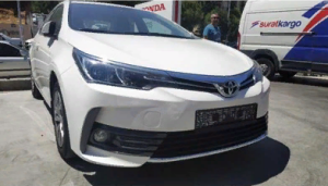 Toyota Corolla 2013-2016 Uyumlu Yedek Parça Ön Tampon Alt Çıta Nikelaj