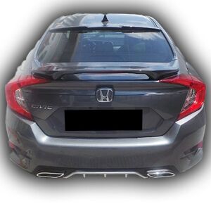 Honda Civic Fc5 Uyumlu Yedek Parça 2017 Işıklı Spoiler Boyasız