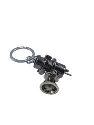 Turbo Büyük Sportif Anahtarlık Krom