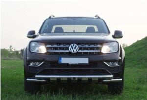 Volkswagen Amarok 2017+ Uyumlu Yedek Parça Krom Shark Ön Koruma AQM PST23
