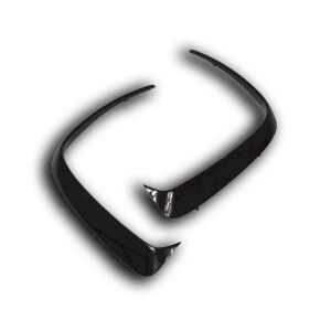 Mercedes W176 A Serisi Amg A45 2012 - 2018 Uyumlu Yedek Parça Arka Tampon Kaşları (2 Parça) Plastik Boyasız