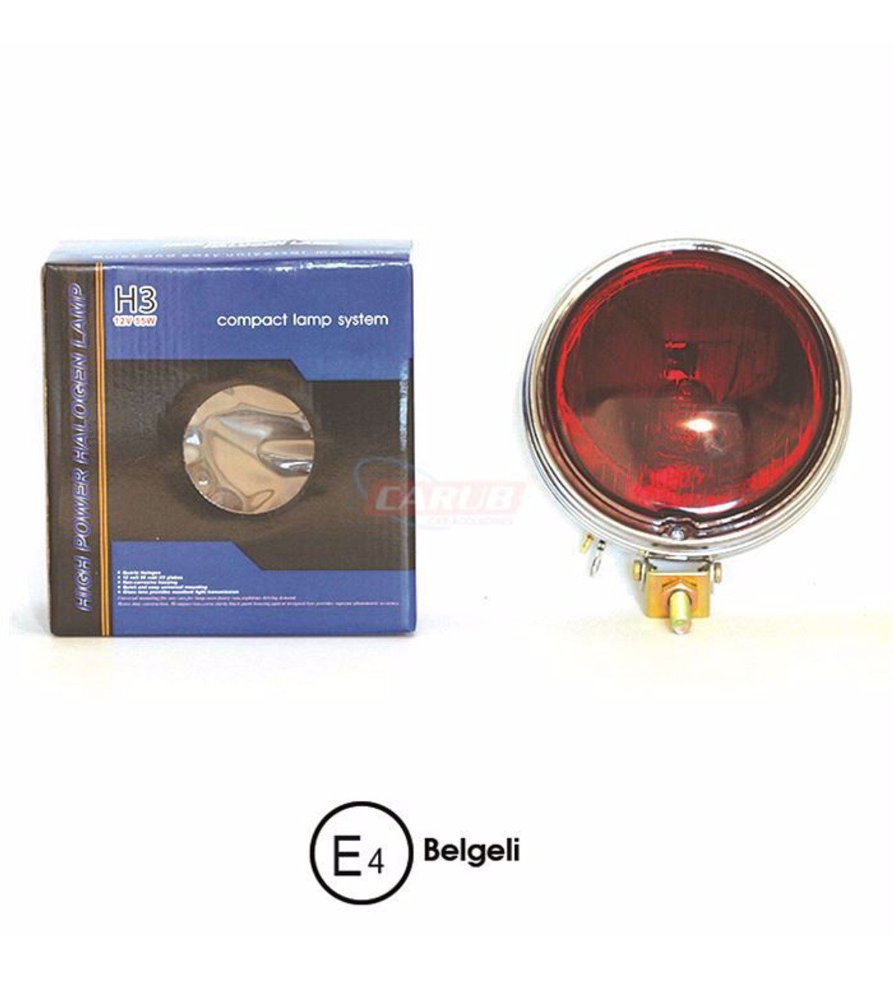 Fren Lambası Oben Büyük Kırmızı Stop Çap 17cm 12 Volt 1 Adet