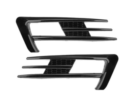 Volkswagen Golf 7 2012-2016 İçin Uyumlu GTI Ön Tampon Bıçakları - Piano Black