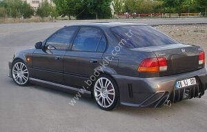 Honda Civic 1 Uyumlu Yedek Parça Sedan Geniş Marşpiyel