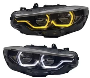 Bmw F32 Makyajsız Uyumlu Adaptive Led Far (Sarı / Beyaz Gündüz Ledi)