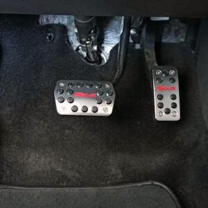 Ford Focus Uyumlu Yedek Parça   2010-2019 Otomatik Pedal Seti Kırmızı Yazılı