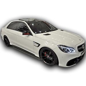 Mercedes W212 Sedan 2009 - 16 Uyumlu Yedek Parça Ön Çamurluk Kaşı (2 Parça) Plastik Boyasız