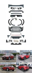 Cooper F55 İçin (4 Kapı) Jcw  Uyumlu Yedek Parça Body Kit - Makyajlı Görünüm Full Set