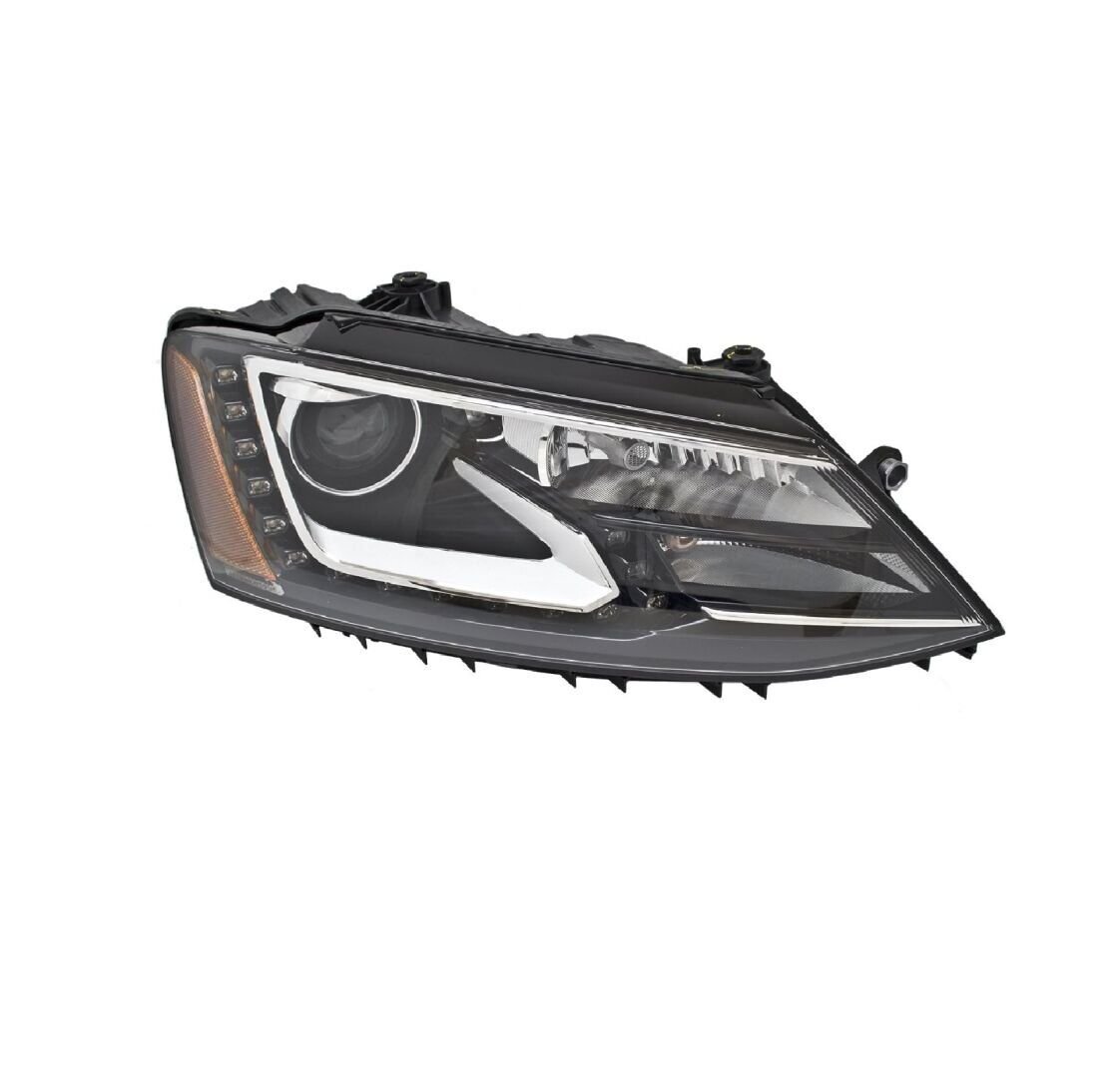 Volkswagen Jetta 2011-2014 Uyumlu Yedek Parça  Led Far (Yeni Stil)