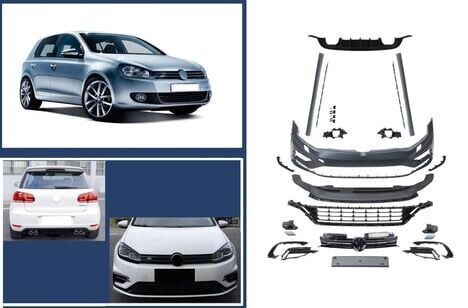 Volkswagen Golf 6 İçin Uyumlu Yedek Parça Golf 7.5 Facelift Bodykit