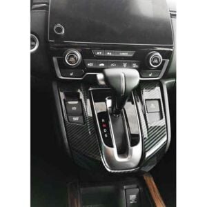 Honda CR-V Uyumlu Yedek Parça Vites Konsol Kaplaması Karbon 2018-2021