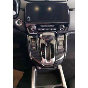 Honda CR-V Uyumlu Yedek Parça Vites Konsol Kaplaması Karbon 2018-2021