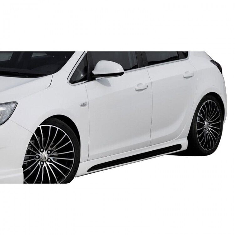 Opel Astra J Kanallı Uyumlu Yedek Parça Yan Marşpiyel (Plastik)