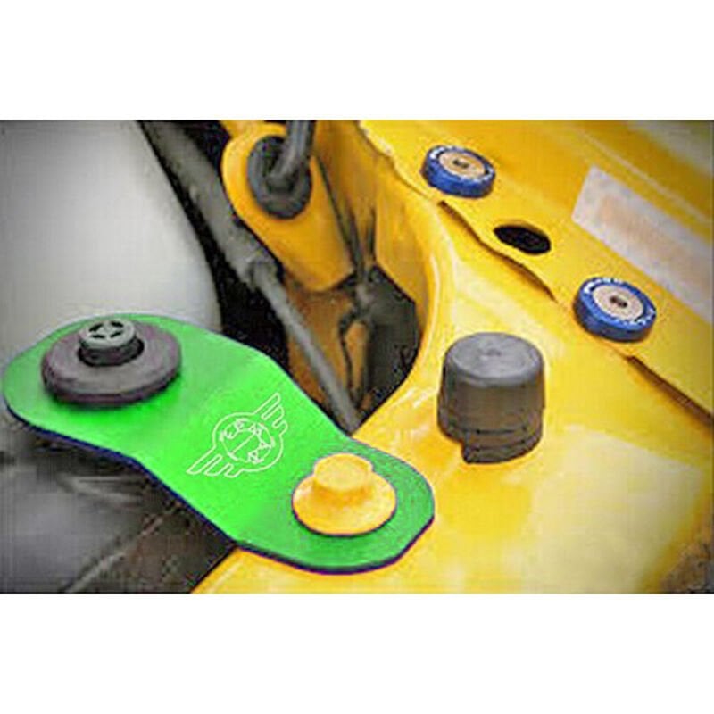 Jdm Civic 96-00 Renkli Radyatör Tutucu Yeşil Renk