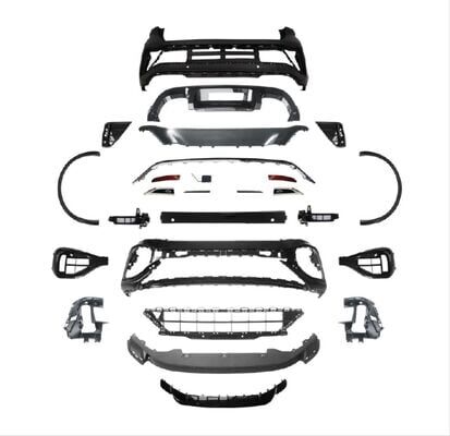 2022+ Makyajlı T-Roc Uyumlu Yedek Parça İçin R Body Kit(Egzoz Dahil)