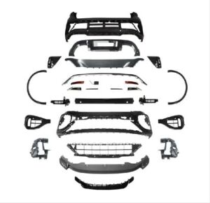 2022+ Makyajlı T-Roc Uyumlu Yedek Parça İçin R Body Kit(Egzoz Dahil)