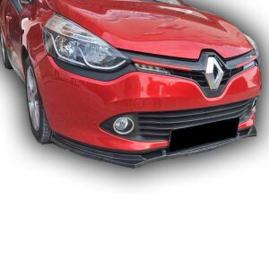 Renault Clio 4 2012 - 2016 Uyumlu Yedek Parça Ön Lip Plastik Boyasız