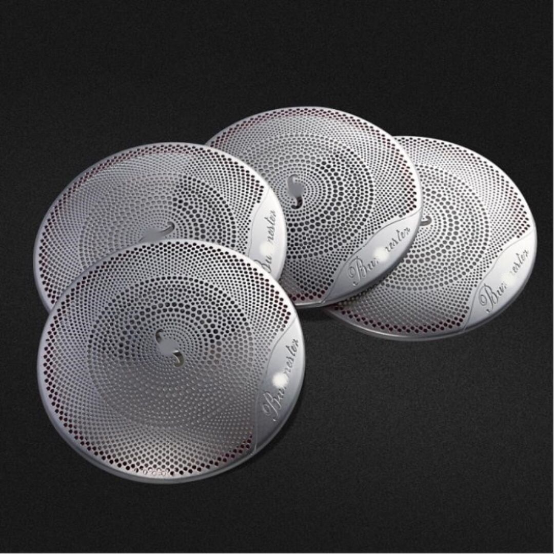 Mercedes W205 C Serisi 2015+ İçin Uyumlu Yedek Parça Burmester Hoparlör Yuvarlak 4 Parça