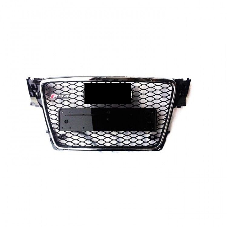 Audi A4 RS4 2008-2011 Krom Çerçeveli Siyah Panjur