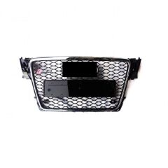 Audi A4 RS4 2008-2011 Krom Çerçeveli Siyah Panjur