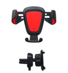 Araç İçi Sıkıştırmalı Telefon Tutucu Kırmızı