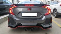 Honda Civic Fc5 2016-2020 Turbo Si Spoiler Işıklı (Boyasız)