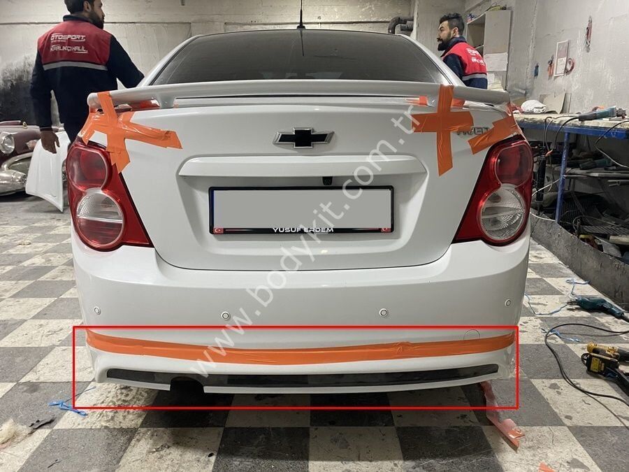 Chevrolet Aveo Uyumlu Yedek Parça Sedan Arka Tampon Eki